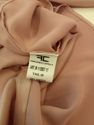 Elisabetta Franchi Camicia Raso Rosa M