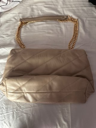 Bolso cadena beige hombro/bandolera