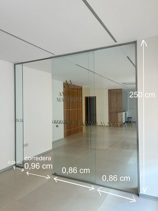 Puertas de cristal para oficina