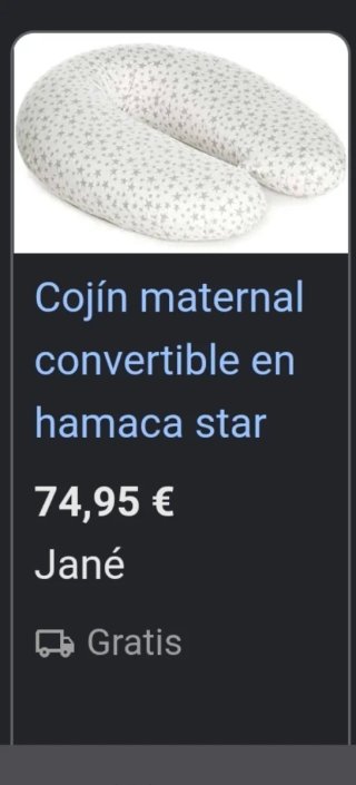 Cojín de lactancia Jane estrellas
