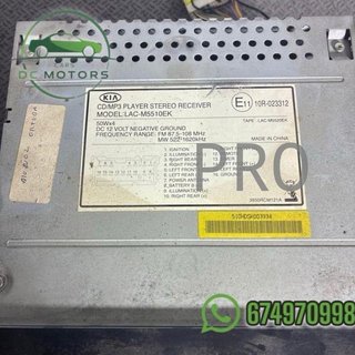 10R023312 radio CD Kia magnetis III