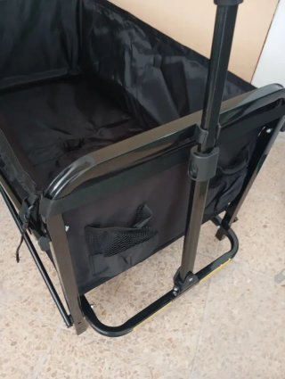 Carro de playa plegable Amazon Basics