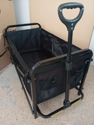 Carro de playa plegable Amazon Basics
