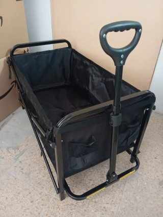 Carro de playa plegable Amazon Basics