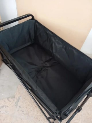 Carro de playa plegable Amazon Basics