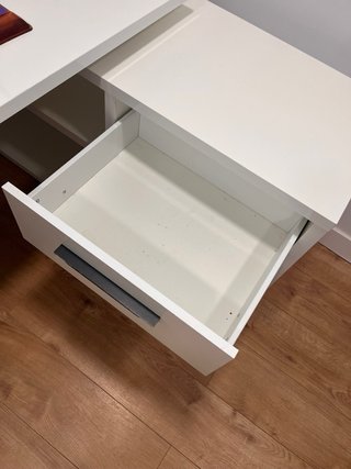 Tavolo da ufficio laccato bianco