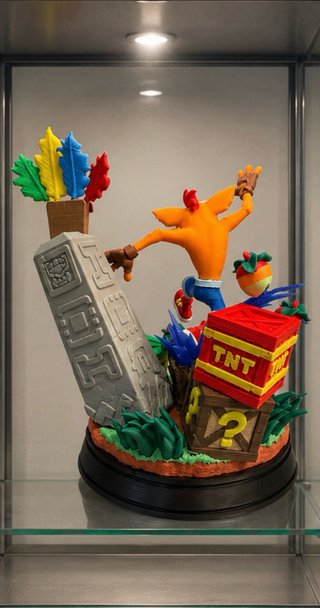 Diorama Crash Bandicoot