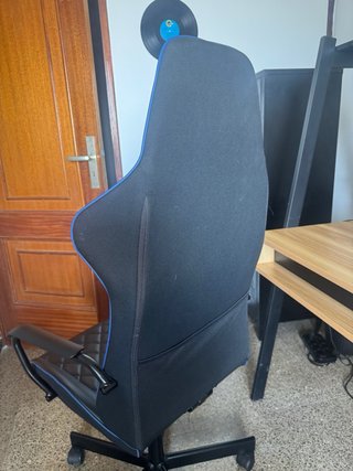 Silla Gaming IKEA UTESPELARE Negra y Azul