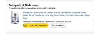 Aire acondicionado móvil enfriador mini ventilador