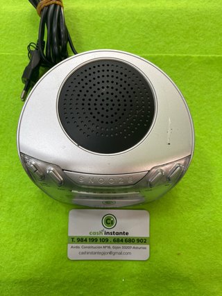 Radio Reloj Despertador Mx Onda Plata