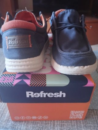 Náuticos Refresh Talla 42 Azul/Naranja