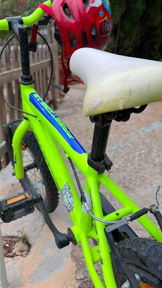 Bicicleta infantil verde Decathlon