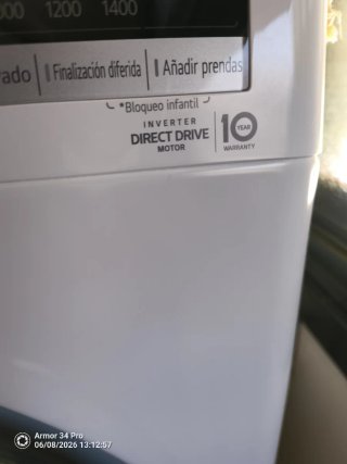 Lavadora LG 10,5kg Modelo F4WV301086W