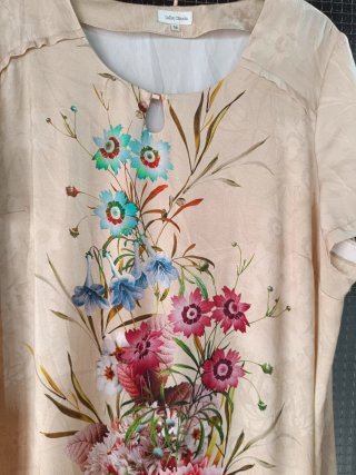 Vestido estampado floral talla 8XL/56
