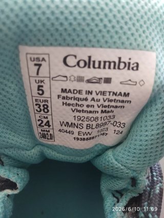 Zapatillas Trekking Columbia Gris/Teal
