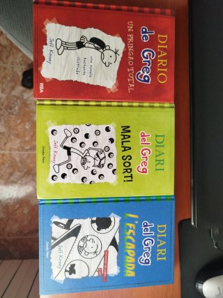 Libros del diario de Greg 1,8,12