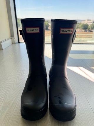 Botas de agua Hunter negras