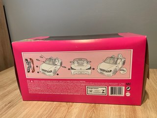 Coche Barbie Rosa Descapotable