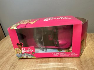 Coche Barbie Rosa Descapotable