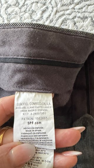 Pantalón de vestir chico Springfield gris