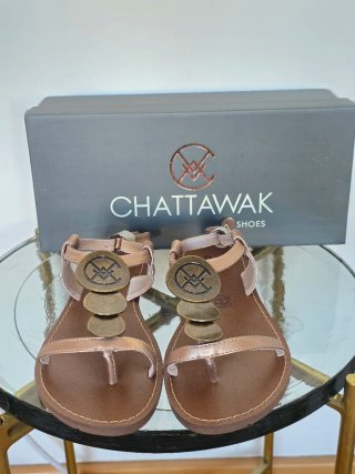 Sandalias Chattawak Rosa Dorado Talla 37