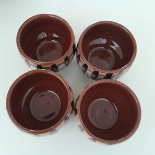Set Ceramica Troyan Brocca e 4 Bicchieri