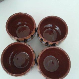 Set Ceramica Troyan Brocca e 4 Bicchieri