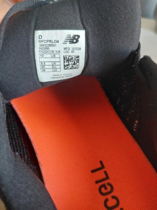 Zapatillas New Balance Running Negras Naranja