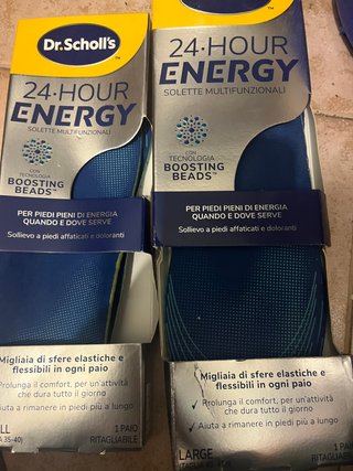 PacPlantillas Dr. Scholl's 24-Hour Energy Talla 40