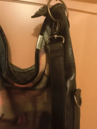 Bolso Desigual Negro Multicolor