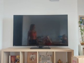 Televisión Toshiba 55 con pantalla golpeada
