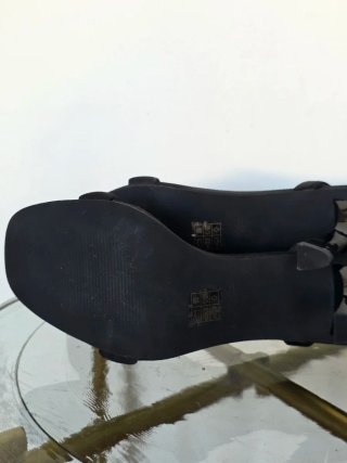 Sandalias Desigual Tacón Negro Talla 38 Nuevas