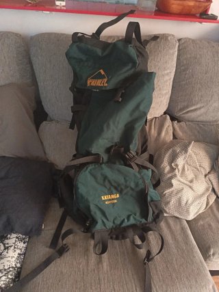 Mochila McKinley Negra y Verde