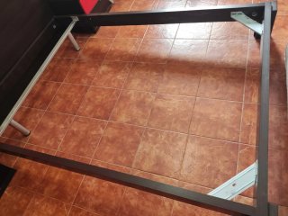 Estructura cama + somier 180x135