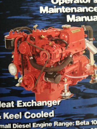 Motor Beta Marine Intercambiador Calor