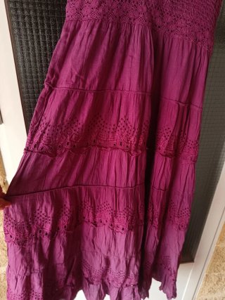Vestido Verano Talla XL/42 Morado