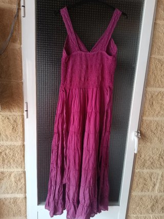 Vestido Verano Talla XL/42 Morado