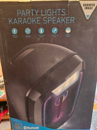 Altavoz Karaoke Sharper Image Bluetooth SBT 1041