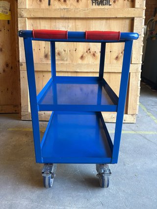 Carro porta-herramientas azul 3 niveles