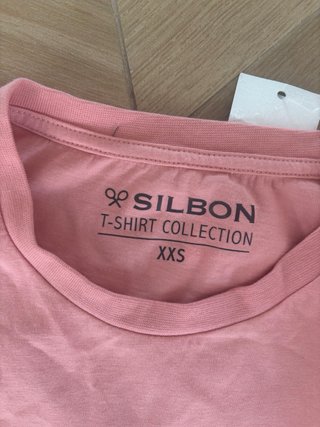 Camiseta SILBON XXS rosa con etiquetas