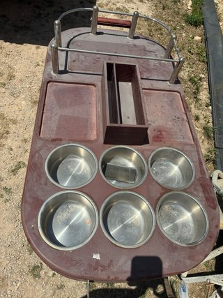 Carro Sumiller Profesional + Chafing Dish Inox