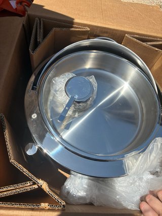 Carro Sumiller Profesional + Chafing Dish Inox