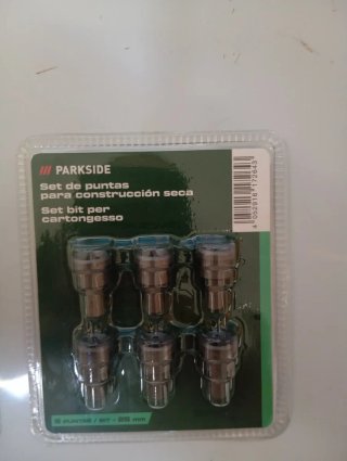 Parkside 2 Set de puntas construcción seca