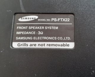 Altavoces Samsung FT X22 Negros