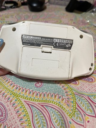 Consola Game Boy Advance Blanca + Juego