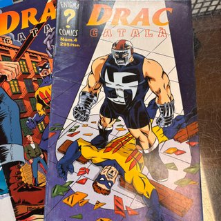 Lote 4 tomos comic antiguos Drac Catala