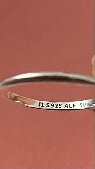 Anillo Pandora Corazón Plata y Blanco