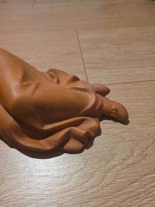 Gran escultura de terracota vinagre Jullar.