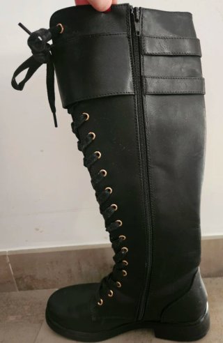 Botas altas Anna Field negras talla 39