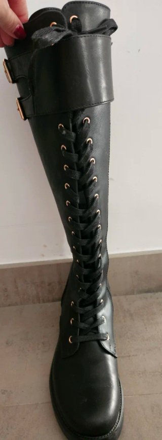 Botas altas Anna Field negras talla 39